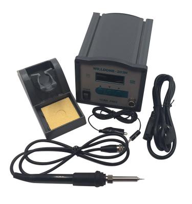 China Black Color Welder Soldering Station 90W Variable Temperature 200 Series Tips for sale