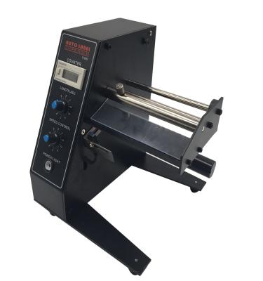 China 3W Automatic Label Dispenser Machine Black Color 250mm Diameter For Packaging for sale
