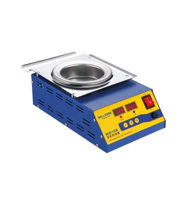 China Round Lead Free Dip Soldering Pot Titanium Material 500W 2.0KG Melting Capacity for sale