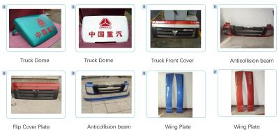 China Hand Lay Up Fiberglass Body Shell Lightweight Aging Resistant FRP Bumper for sale