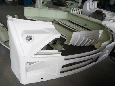 China frp cab roof/customized frp deflector/grill/bus front panel for sale