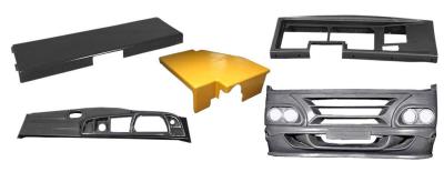 China Fiberglass Front and back body parts/Cowl panel/Exterior trim/Battery boxes/covers/Engine covers for sale