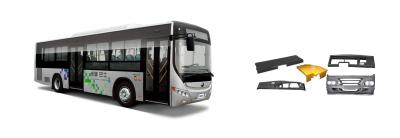 China Front And Back FRP Bus Body Parts Automotive Solid Surface High Performance for sale