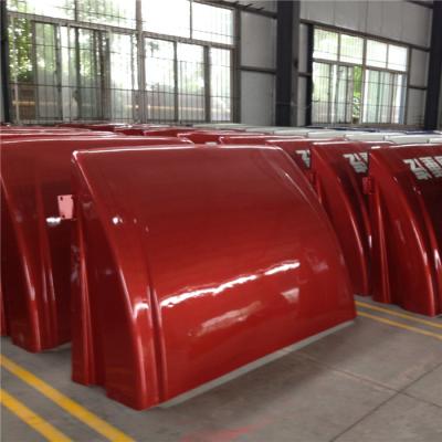 China Painting Surface Fiberglass Tractor Parts Agricultural FRP Tractor Engine Cover for sale