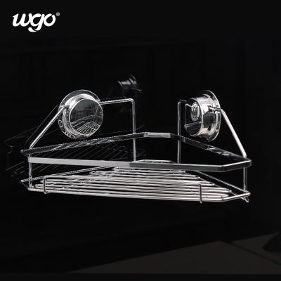 China WGO Stainless Steel Rust Free Washable Bath Corner Shelf Strongly Holding Power for sale