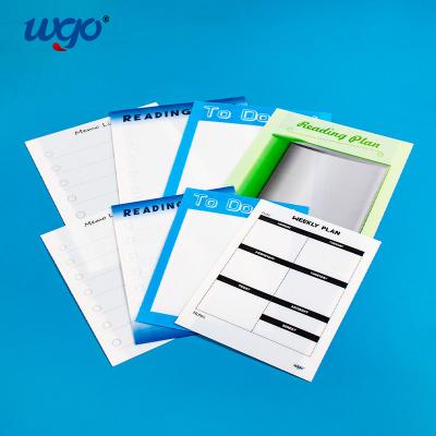 China Removable Custom Logo Printed Office & School Stationery The Dry Erase Boards Whiteboard To Do List Weekly Plan for sale