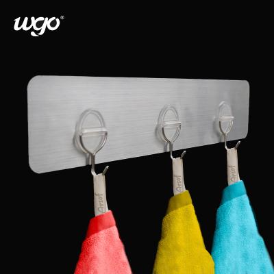 China No Drilling Hole Needed Self Adhesive Door Hook Rack For Daily Objects Storage for sale