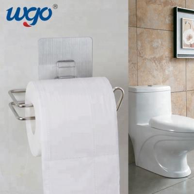 China Damage Free Mounting Toilet Roll Holder Self Adhesive Installed Bathroom for sale