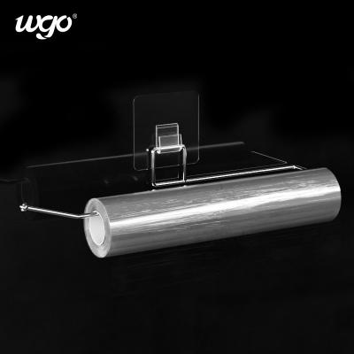 China Damage Free Self Adhesive Mounted Wrapping Paper Roll Holder Clear for sale