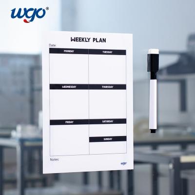 China Removable Sticky Dry Erase Board 132*182 Mm Whiteboard Sheets For Memo Drawing for sale