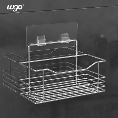China SS201 Wall Mounted Kitchen Storage Racks 10kg Loading Kitchen Wall Rack for sale