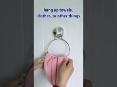 Electrosilvering SS304 Bathroom Towel Ring Holder 200mm Hand Towel Ring