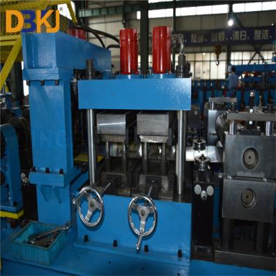 China 0-15m/min Purlin Roll Forming Machine Purlin Making Machine PLC Touch for sale