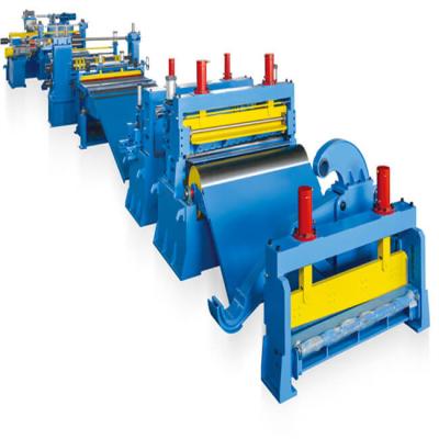 China Galvanized Steel Metal Slitting Line With 10 Tons Hydraulic Decoiler And Recoiler for sale