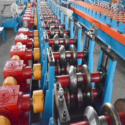China Galvanized Steel Highway Guardrail Roll Forming Machine 100mm Diameter Shaft for sale