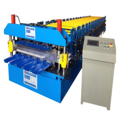 China Double Layer Roof Panel Roll Forming Machine 10-15 Meter/Min Speed for sale