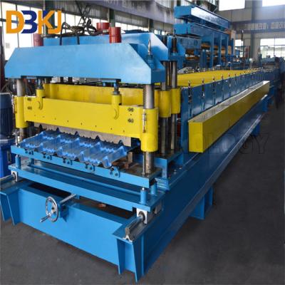 China 18 Estações Roof Panel Roll Forming Machine Máquina de Formar Rolos de Folhas Vidradas 5.5Kw à venda