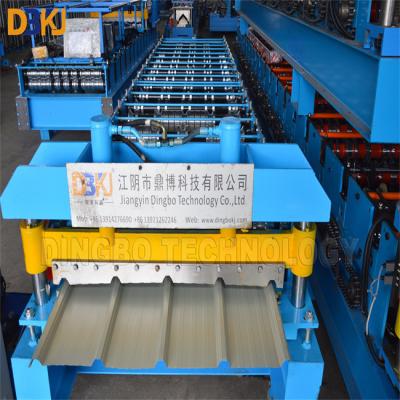 China 5.5Kw Roof Panel Roll Forming Machine 1220mm Roof Sheet Making Machine (Machina para hacer láminas de techo de 1220 mm) en venta