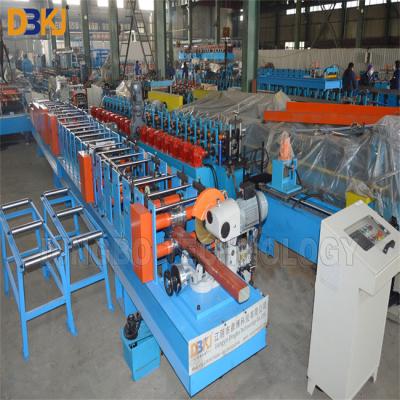 China 18 Roller Stations Roof Panel Roll Forming Machine Downspout Roll Forming Machine 3Kw for sale