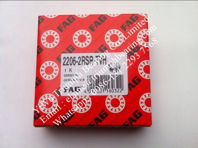 China FAG Self-aligning ball bearing 22..-2RS-TVH, seals, plastic cage  2206-2RS-TVH for sale