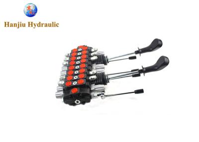 China 24 Gpm Hydraulic Sectional Valve SD8 With Joysticks Manual Hydraulic Control Valve for sale