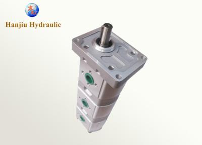 China High Pressure Double / Triple Hydraulic Aluminium Gear Pump for sale