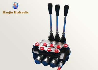 China P40 3 Spool Directional Control Valve / Hydraulic Directional Valve for sale