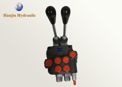China Two Spool Hydraulic Monoblock Valves P40 Hydraulic Motor Control Valve for sale