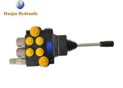 China One Joystick Control 2 Way Hydraulic Diverter Valve , Hydraulic Motor Control Valve for sale
