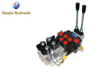 China Hydraulic Motor 2 Spool Valves 80 L/Min 12V Electric Hydraulic Control Valve for sale