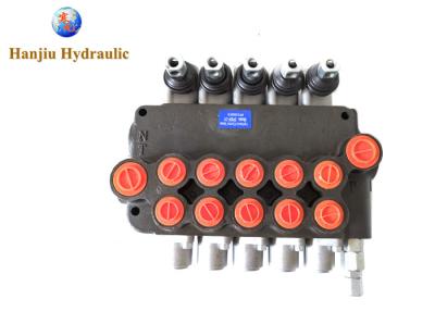 China la válvula de descarga de 80liters 5P80 fijó las válvulas de control direccional hidráulicas manuales de la presión en venta