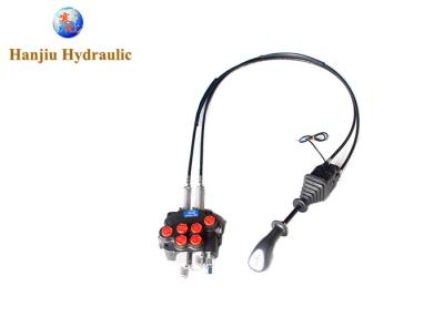 China 1x Floating Cable Remote Control Valve Kit 2 Spool 80L Joystick Open Center for sale