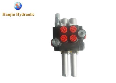 China 2 uso hidráulico del control del cable de la válvula de control direccional del carrete 80L en los rociadores 2P80 A1A1 2XKIT en venta