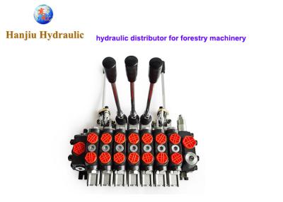 China Válvulas seccionales hidráulicas de la maquinaria de la silvicultura 80-90 litros de palanca de mando en venta