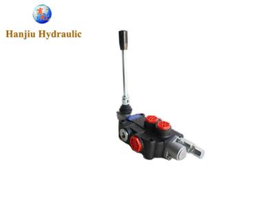 China Manual Command Hydraulic Directional Flow Control Valve 1 Cylinder Body 80ltr For Mobile for sale