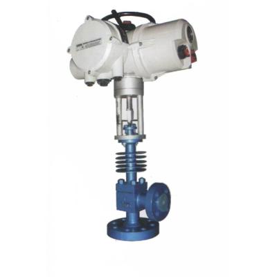 China Electric Angle Single Seat Forged Control Valve for sale