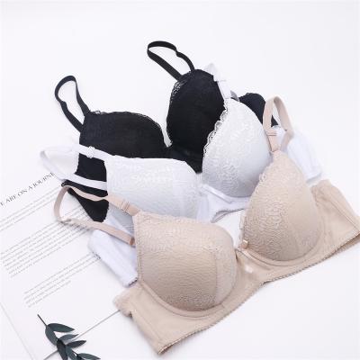 China 75B 75C Lace Push Up Bralette Bra 50kg 60kg Anti-Bacterial Women Knitted for sale