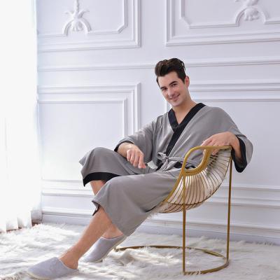 China Nightgown Bathrobe Kimono Pajamas Men'S Warm Sets Fabric Cardigan for sale