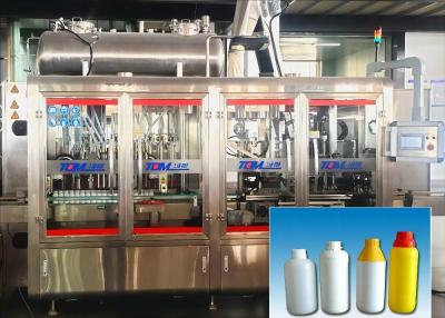 China Tracking Type Automatic Monoblock Filler Capper Machine For Plastic Bottle for sale
