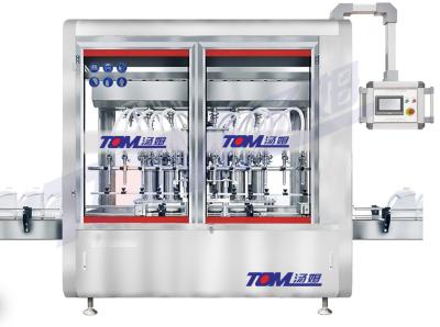 China 1L-5L Automatic Edible Oil Filling Machine 6 Nozzles 1200BPH for sale