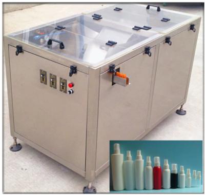 China Máquina de llenado de aceite comestible controlada por PLC, totalmente automática, descifradora de botellas de alta velocidad en venta