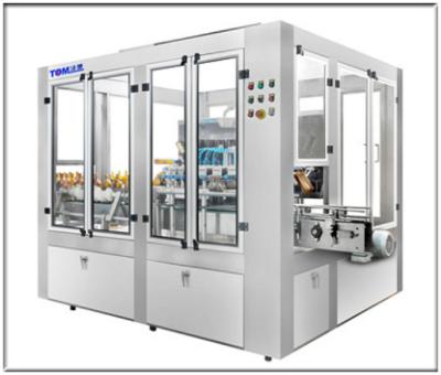 China PLC Controlled Monoblock Filler Capper Machine 50-1000ml Bottle Rinsing Machine for sale
