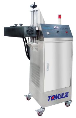 China 60-120BPM Máquina de embalagem química selante de indução automática para garrafas de vidro de plástico à venda