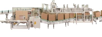 China Hochgeschwindigkeitschemische Verpackungsmaschine Automatische Kartonverpackungsmaschine 8-16 Kartons / Minute zu verkaufen