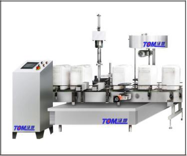 China Single Head Automatic Filling And Capping Machine Rotary 20L 800BPH for sale