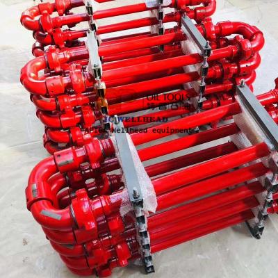 China Alloy Steel Forging Chiksan Cementing Wellhead Fittings PLS 3 10000psi for sale