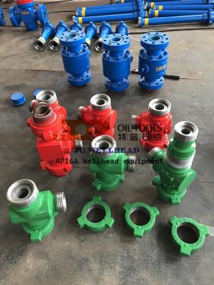 China Integral Forging Tee Wellhead Connector AISI4130 High Pressure for sale