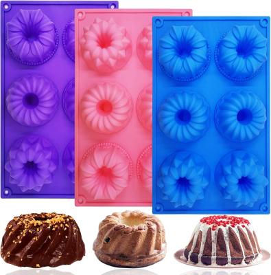 China Practical Chocolate Silicone Cake Mould Multifunctional Nontoxic for sale