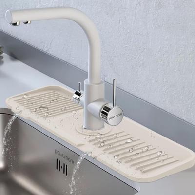 China Durable Waterproof Silicone Kitchen Product Sink Splash Guard For Home for sale