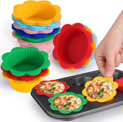China Multicolor Reusable Silicone Cake Tin , Durable Silicone Liners For Baking Trays for sale
